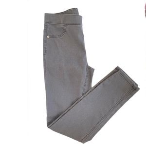 Justice Slim Fit Mid rise gray leggings, size 14